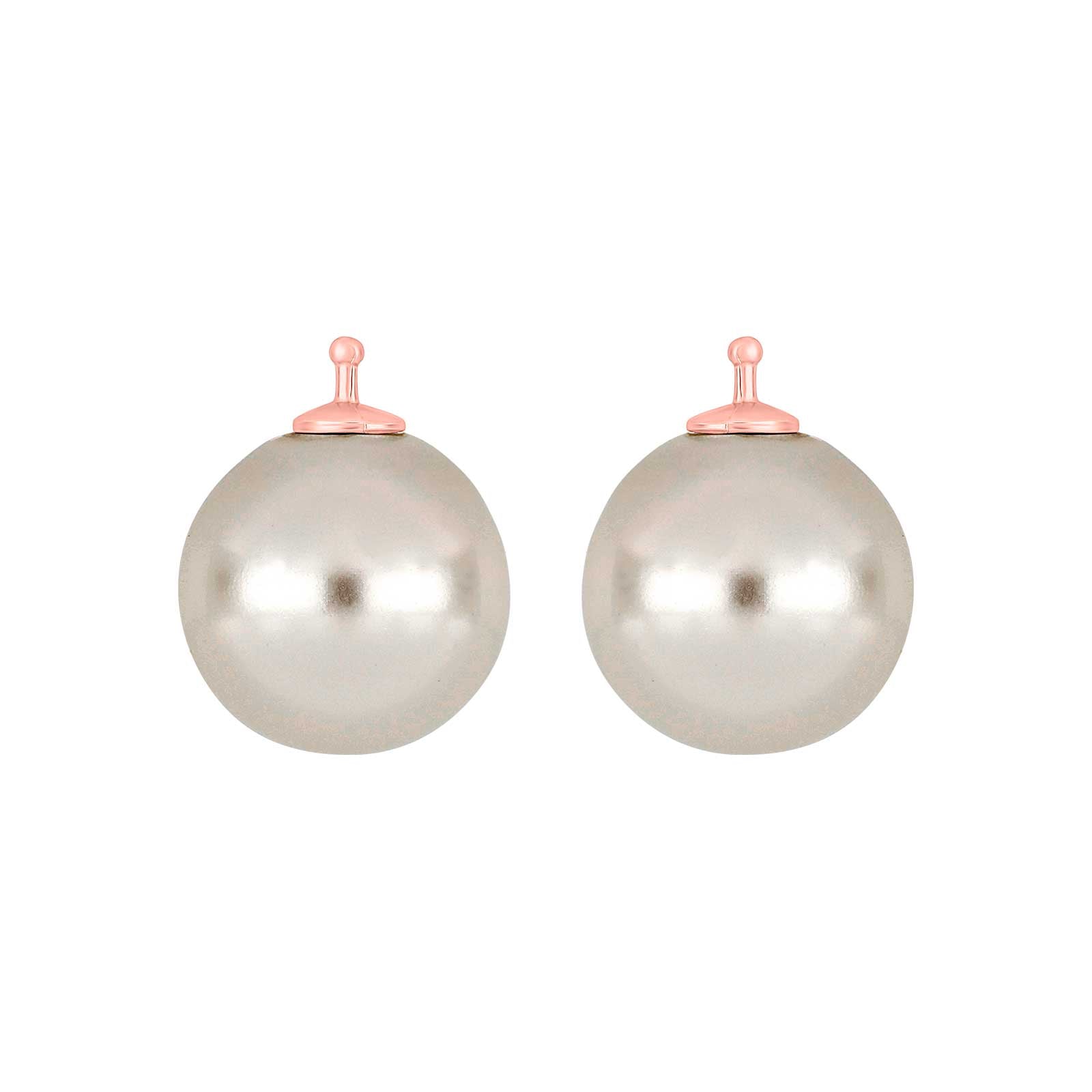 RosaVergoldet, System-einhänger, E51, 14x14mm, mallorquinisches Kleinod