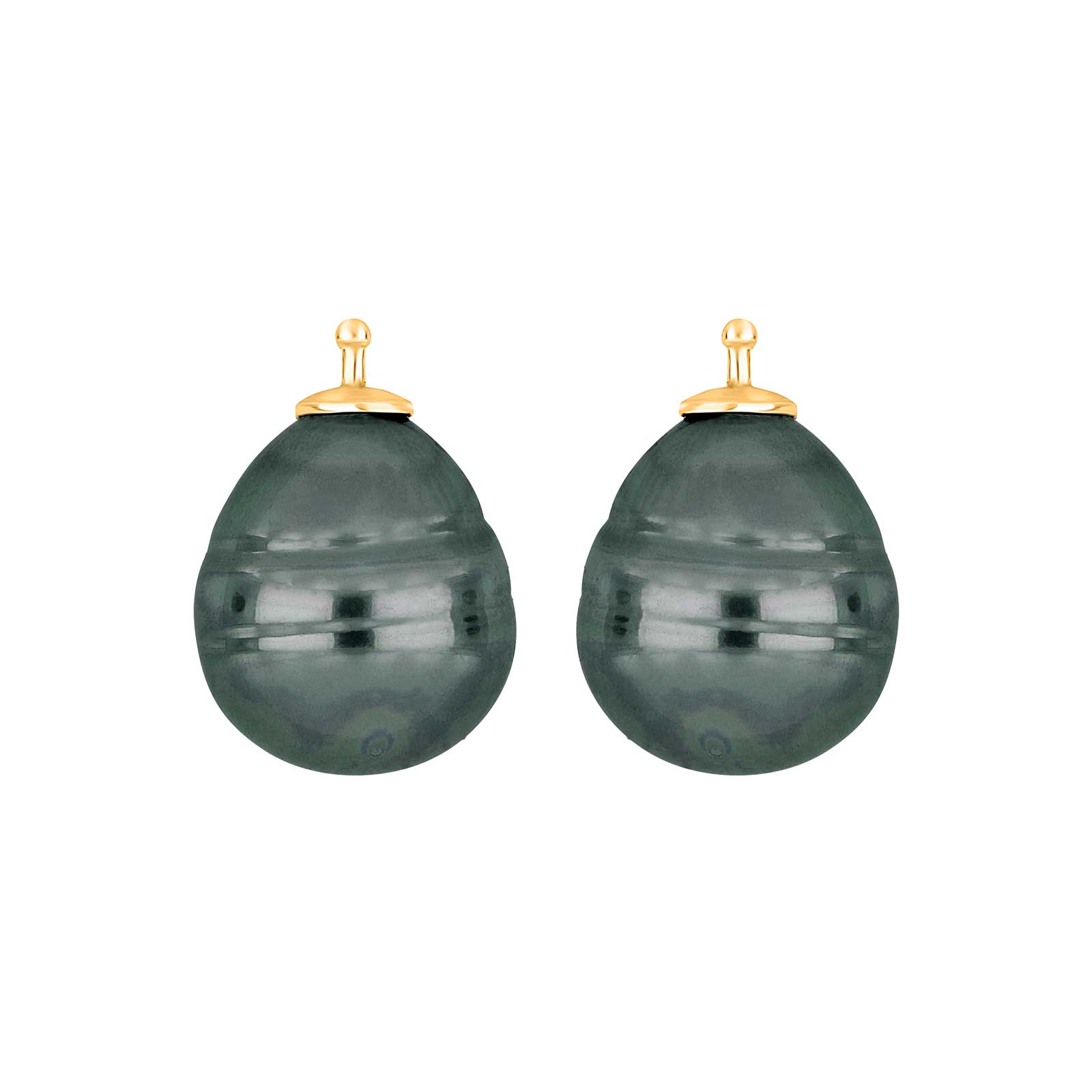 Vergoldet, System-einhänger, E11, 16x13mm, mallorquinisches Kleinod