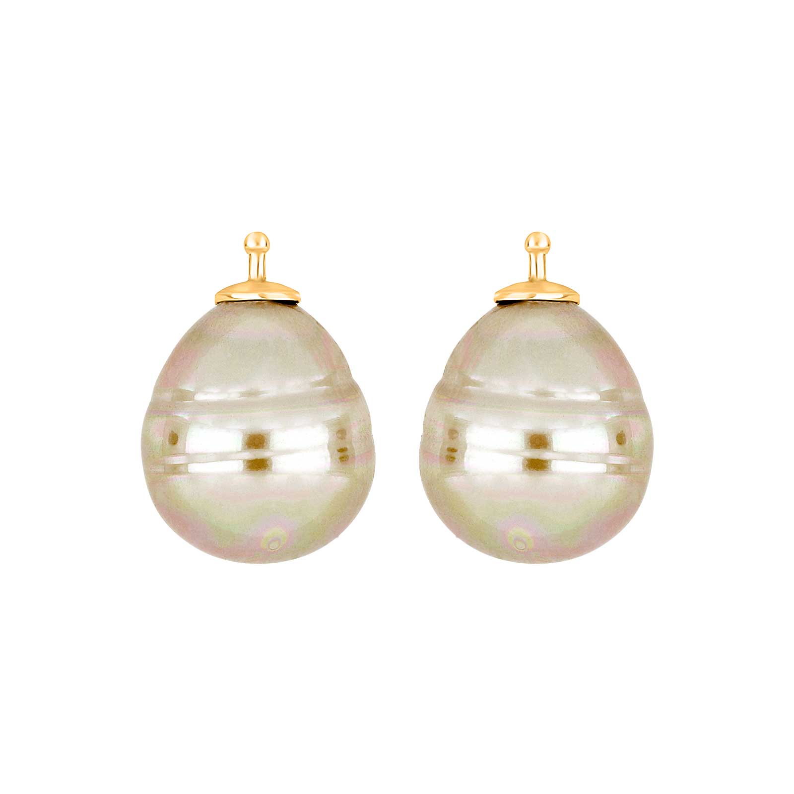 Vergoldet, System-einhänger, E11, 16x13mm, mallorquinisches Kleinod