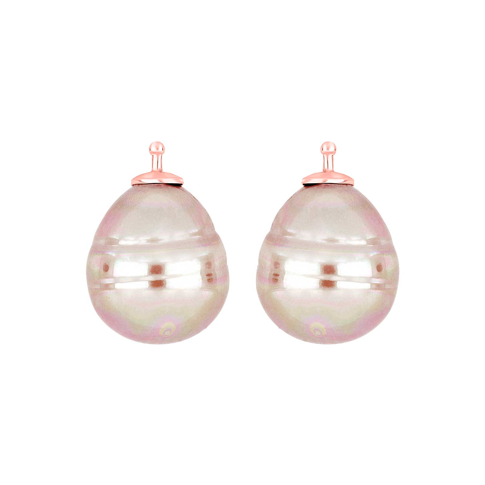 RosaVergoldet, System-einhänger, E11, 16x13mm, mallorquinisches Kleinod