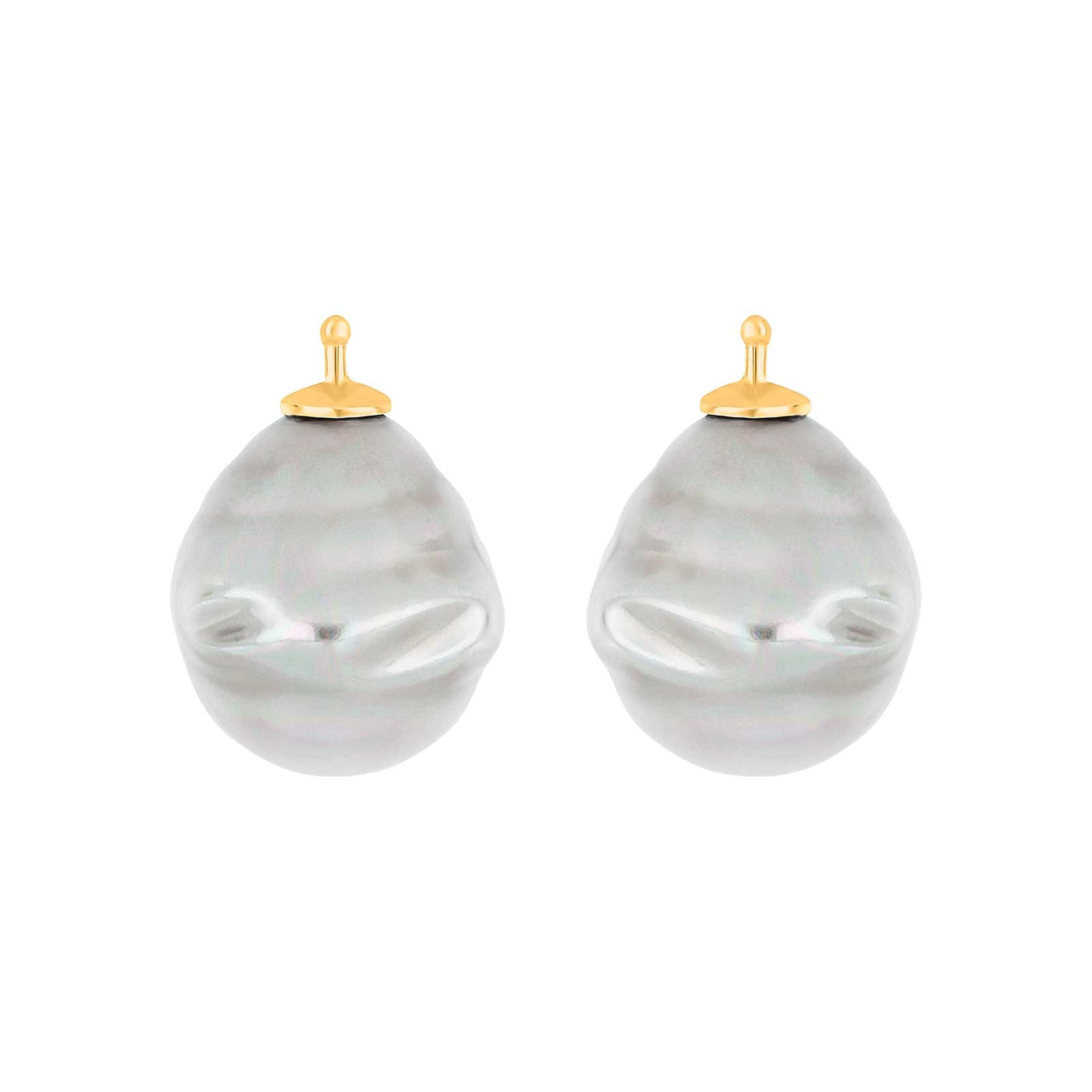 Vergoldet, System-einhänger, E12, 16x14mm, mallorquinisches Kleinod