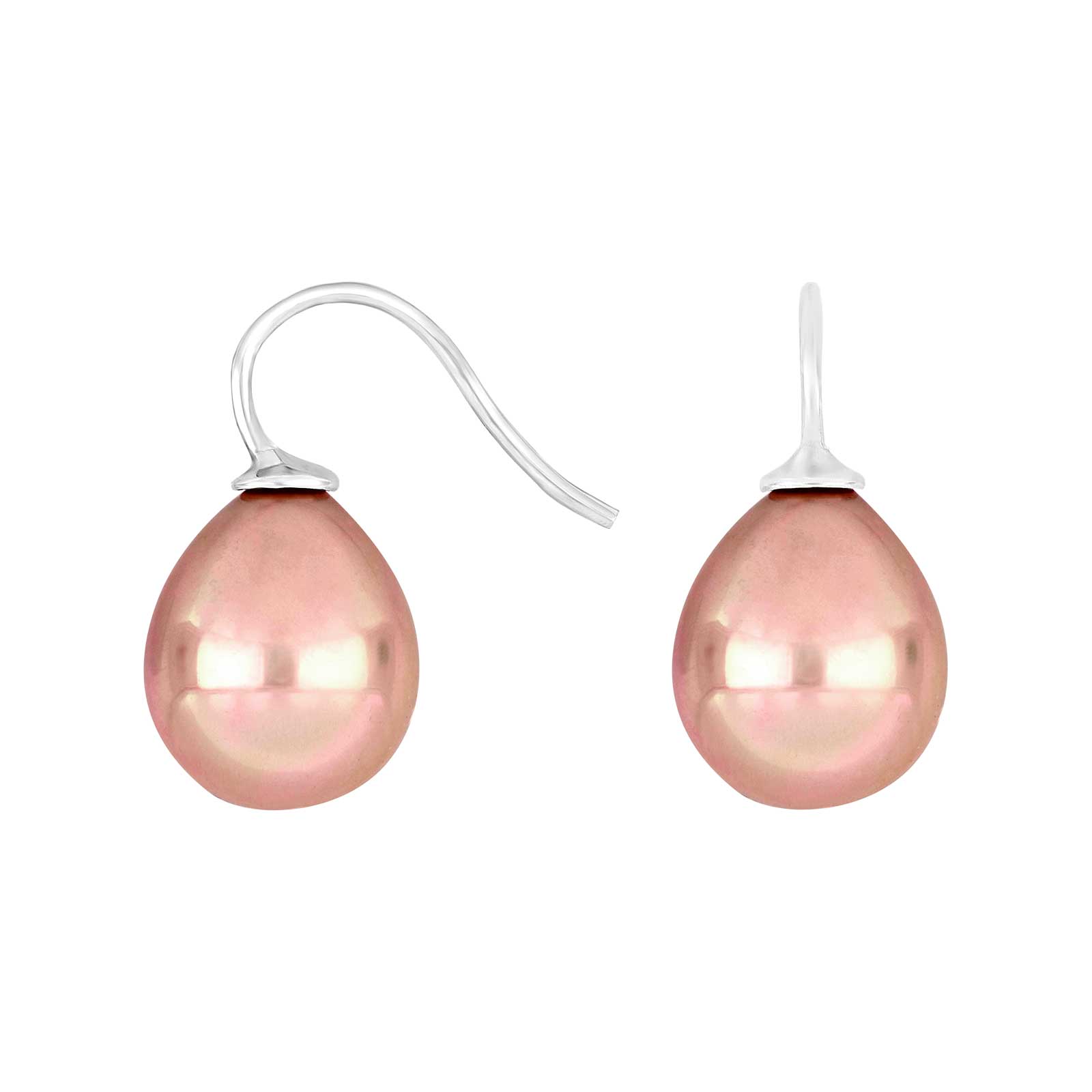 Rhodiniert, System-einhänger, O1303, 14x12mm, mallorquinisches Kleinod