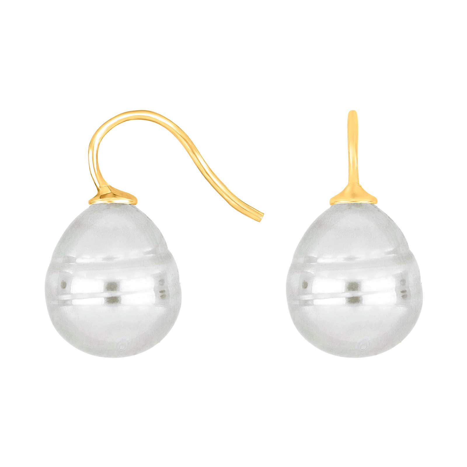 Vergoldet, System-einhänger, O1306, 16x13mm, mallorquinisches Kleinod