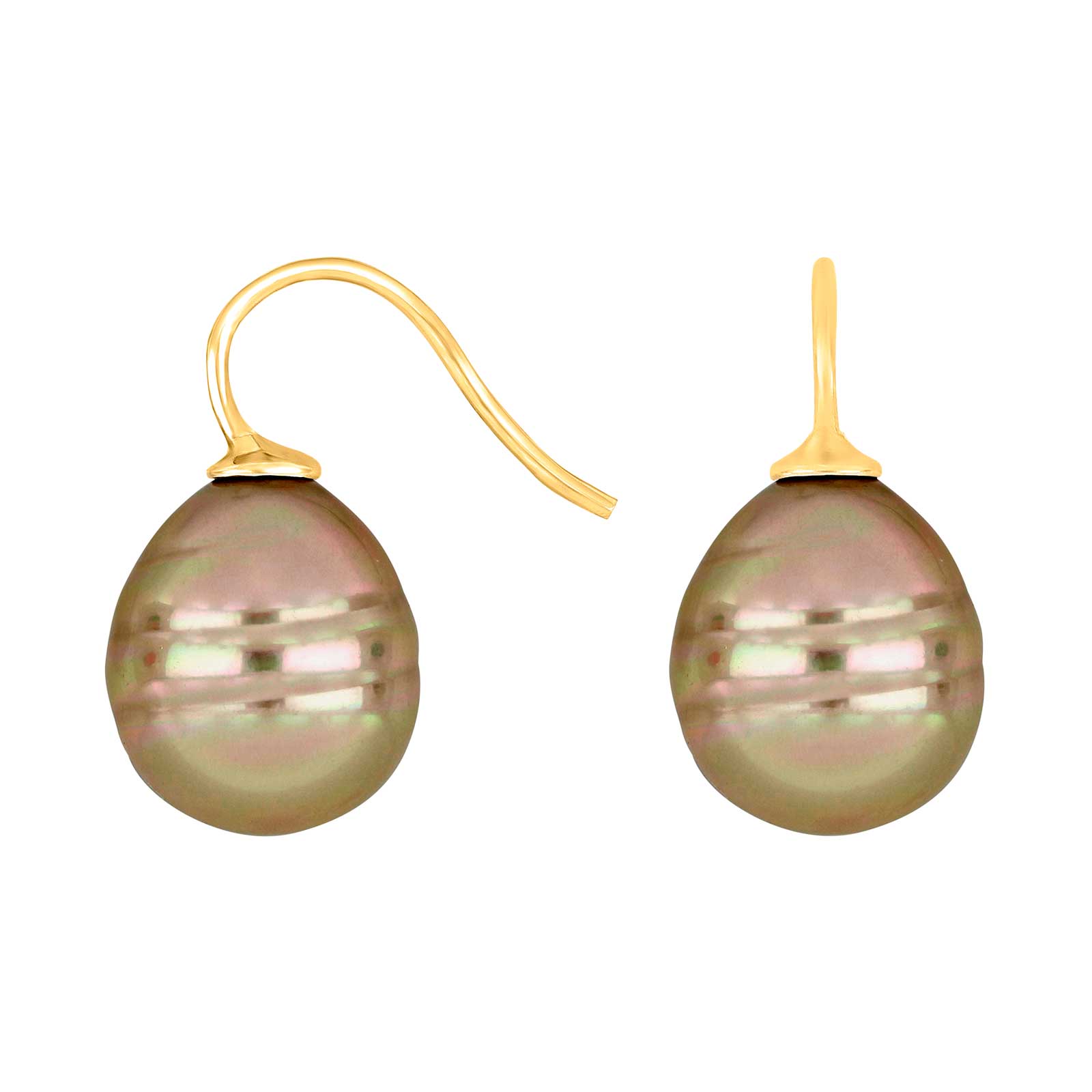 Vergoldet, System-einhänger, O1306, 16x13mm, mallorquinisches Kleinod