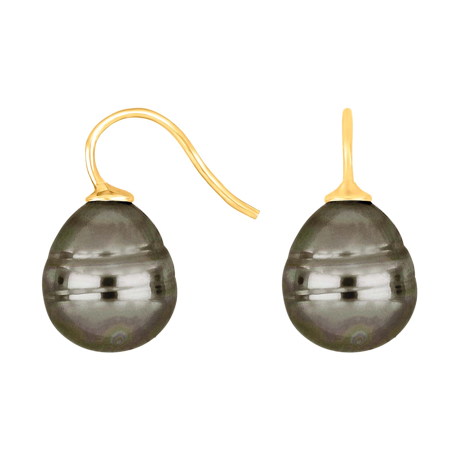 Vergoldet, System-einhänger, O1306, 16x13mm, mallorquinisches Kleinod