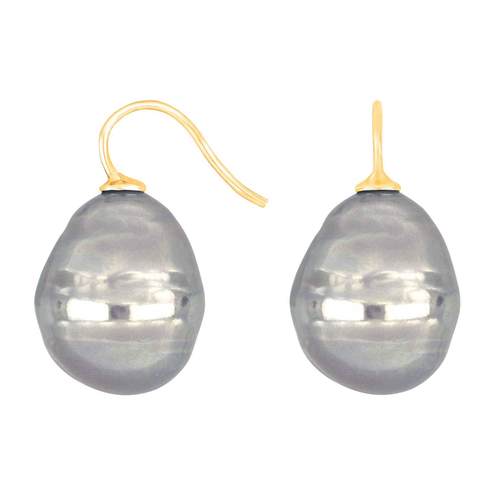 Vergoldet, System-einhänger, O1406, 20x17mm, mallorquinisches Kleinod